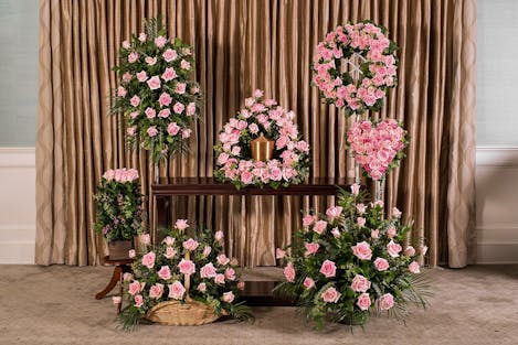 For Cremation Services - Pink Rose Designs