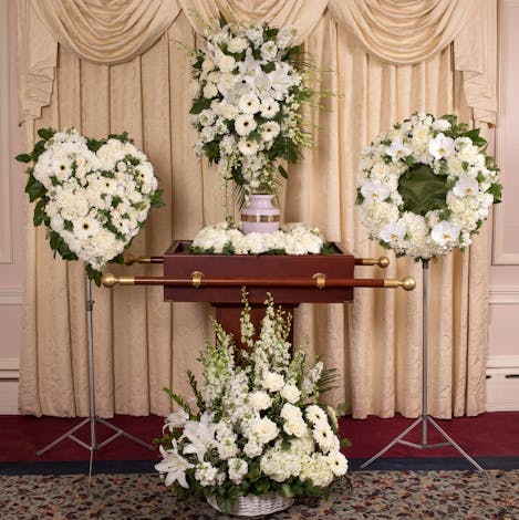 For Cremation Services - Elegant White Designs